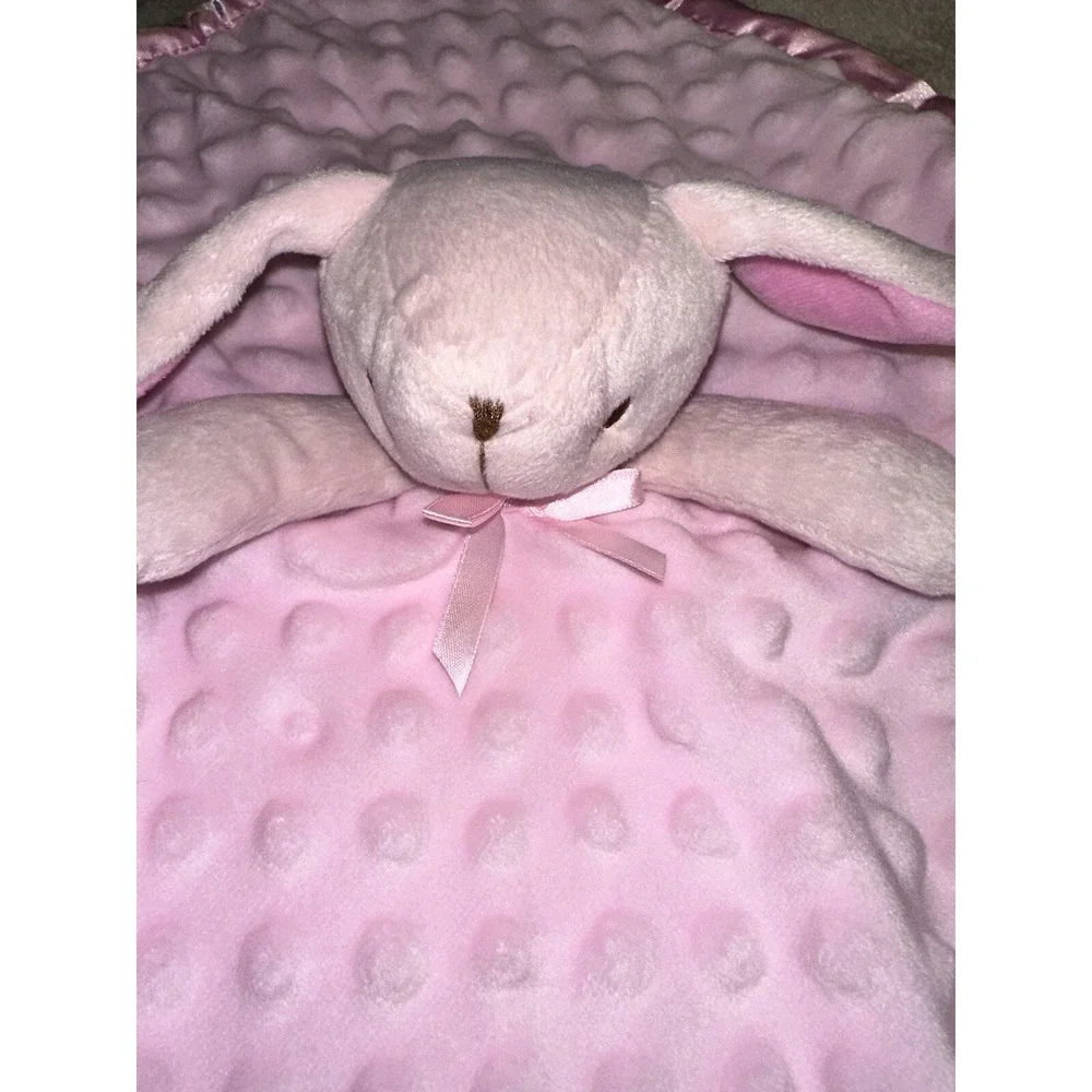 Pro Goleem Lovey Pink Bunny Rabbit Security Blanket